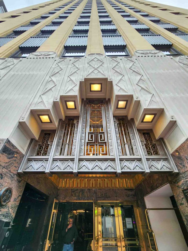 Stunning architecture of Sterling building in Fort Worth downtown