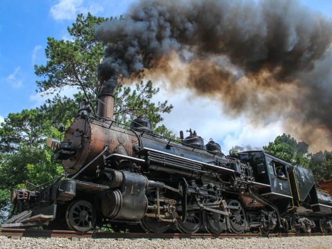 Ride the historic Texas State Railroad, Palestine, Texas