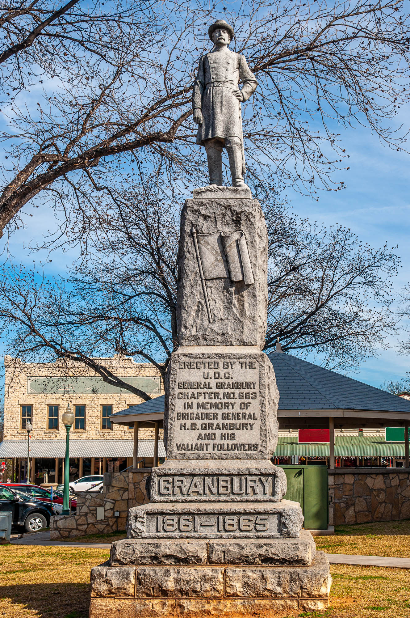 Granbury Texas Civil War Hero Statue