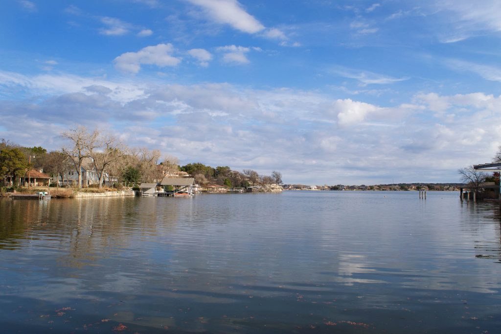 Views of Lake Granbury in Granbury Texas