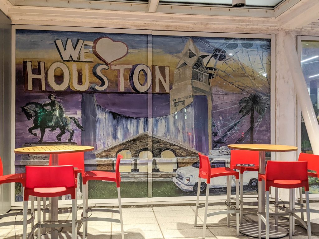 We Love Houston Mural near Convention Center