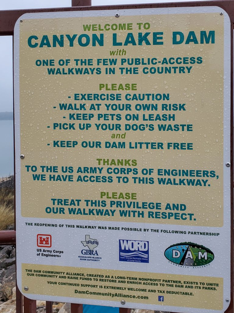 Be sure to see the Canyon Lake Dam at Overlook Park