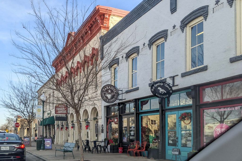 Granbury Town Square with the Opera House