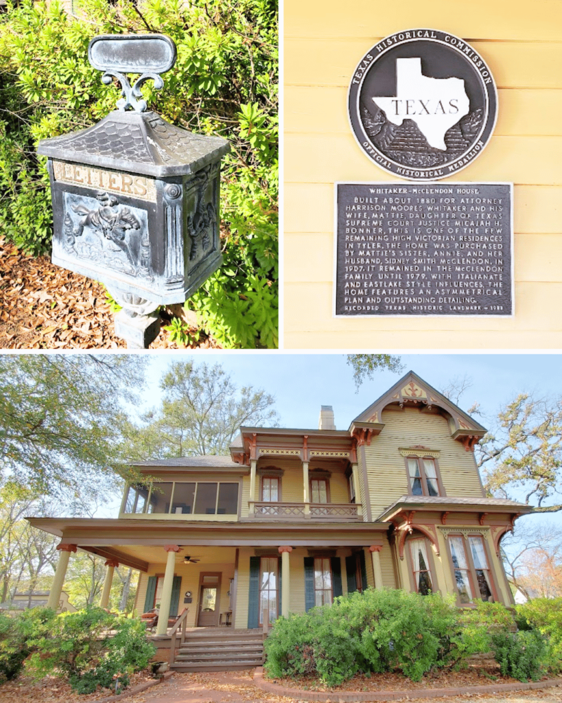 The Bonner Whitaker McClendon house is a Tyler Historic Landmark