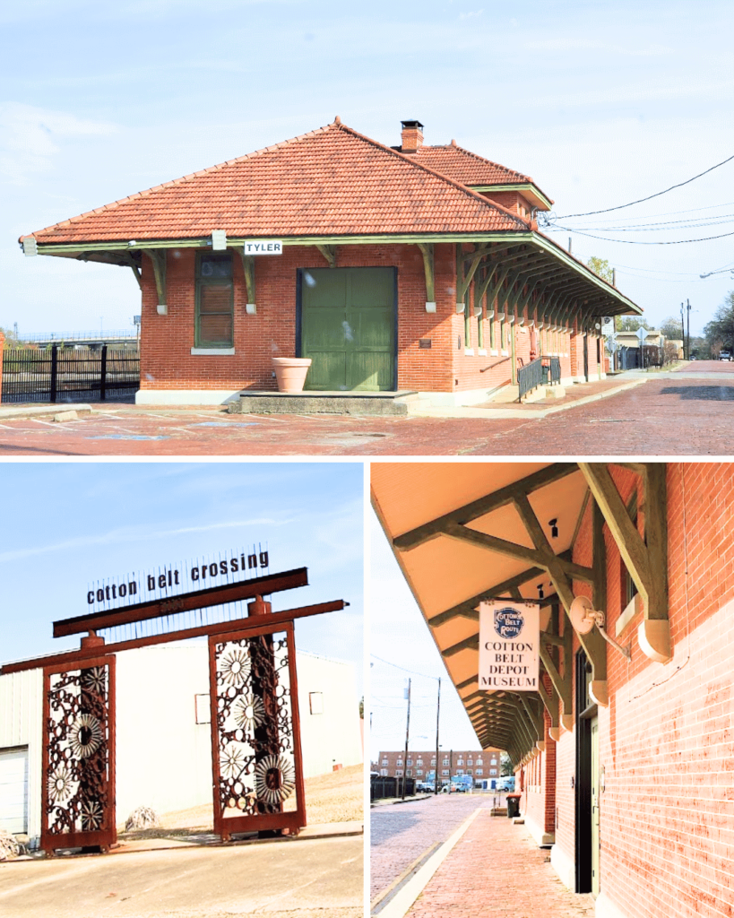 Tylers Cotton Belt Depot Museum has interesting historical exhibits