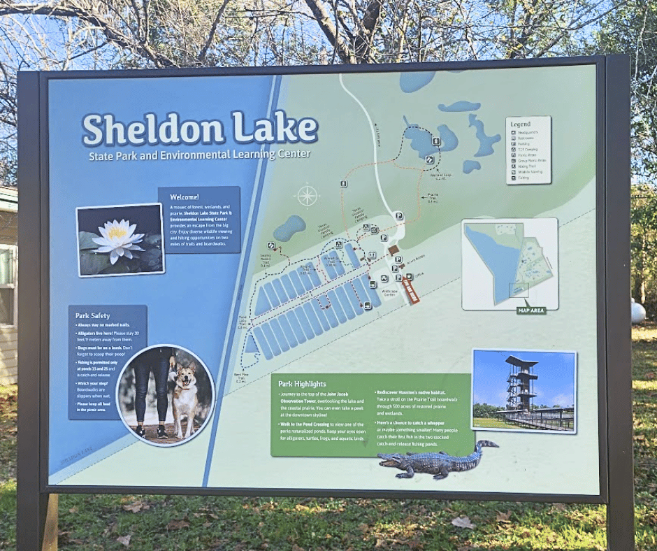 You will find several easy walking and hiking trails at Sheldon Lake State Park